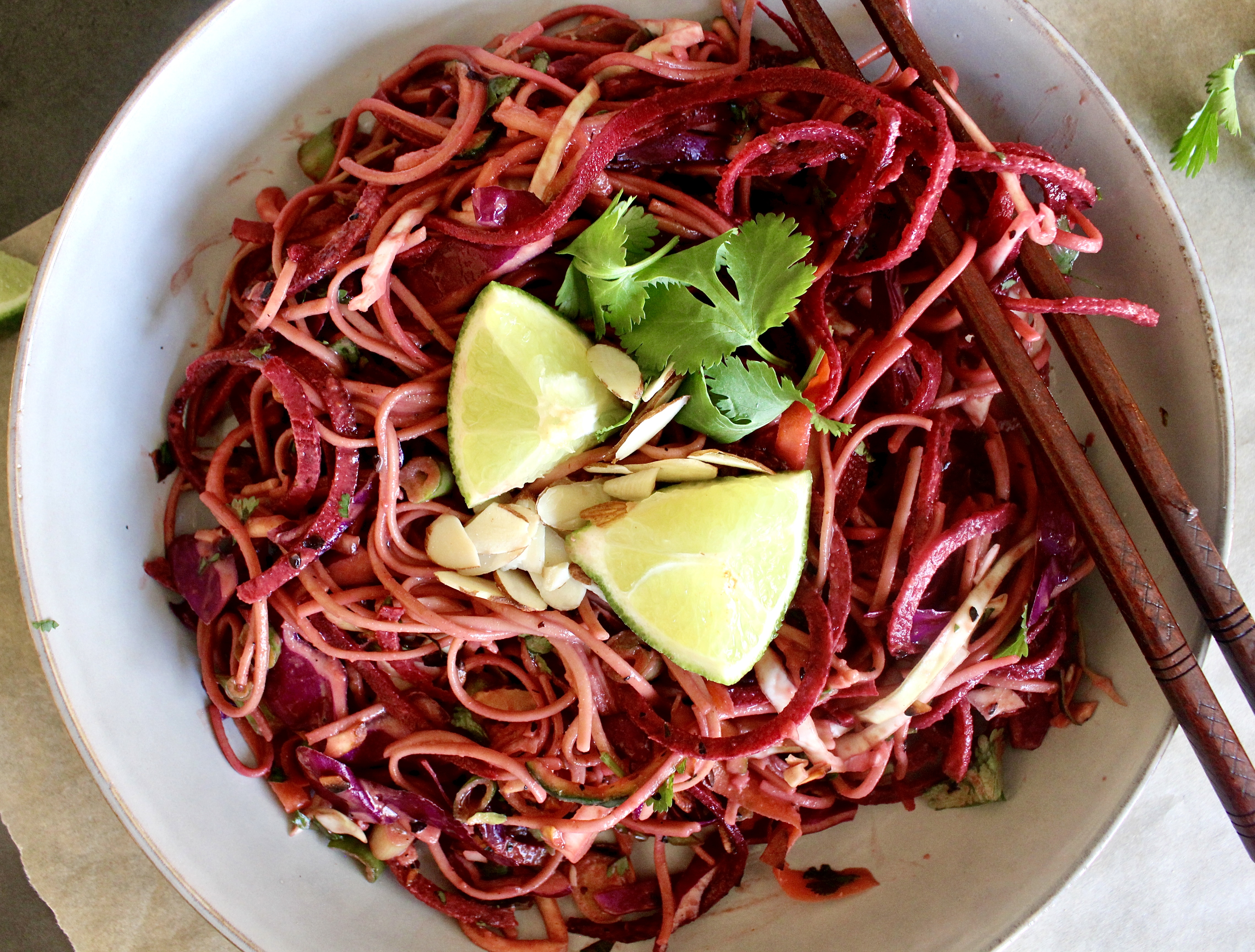 Best Ever Crunchy Thai Noodle Salad