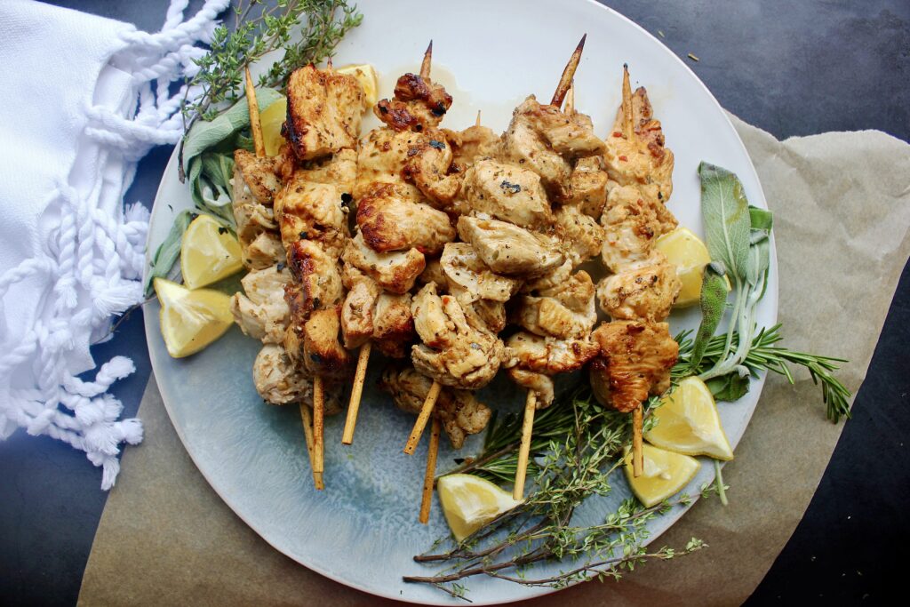 Chicken Souvlaki Skewers