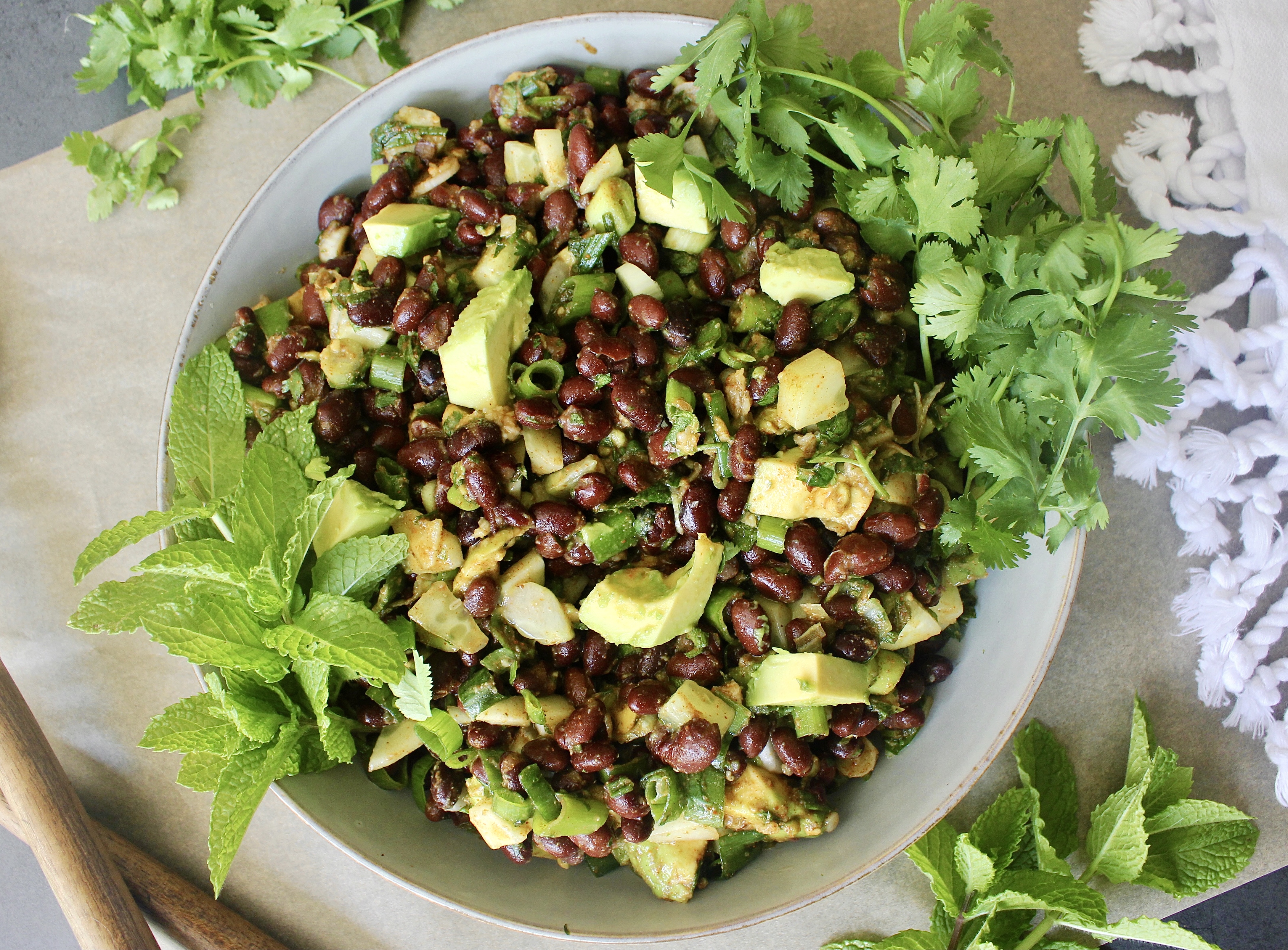 Supergreen Black Bean Salad
