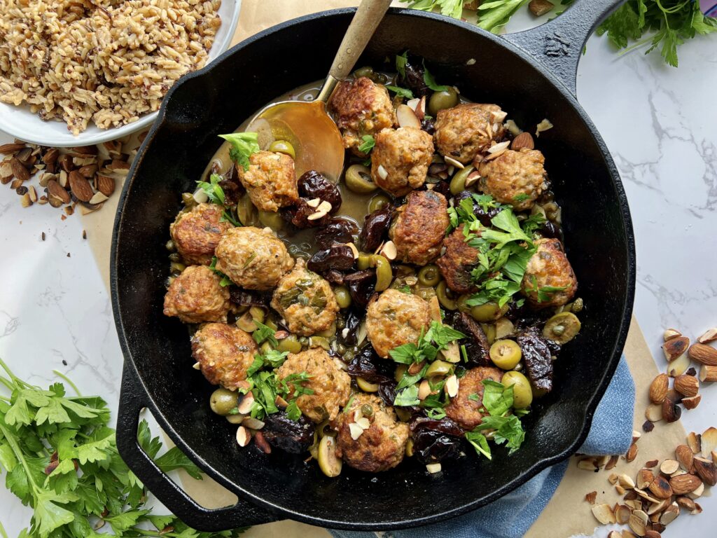 Skillet Marbella Meatballs